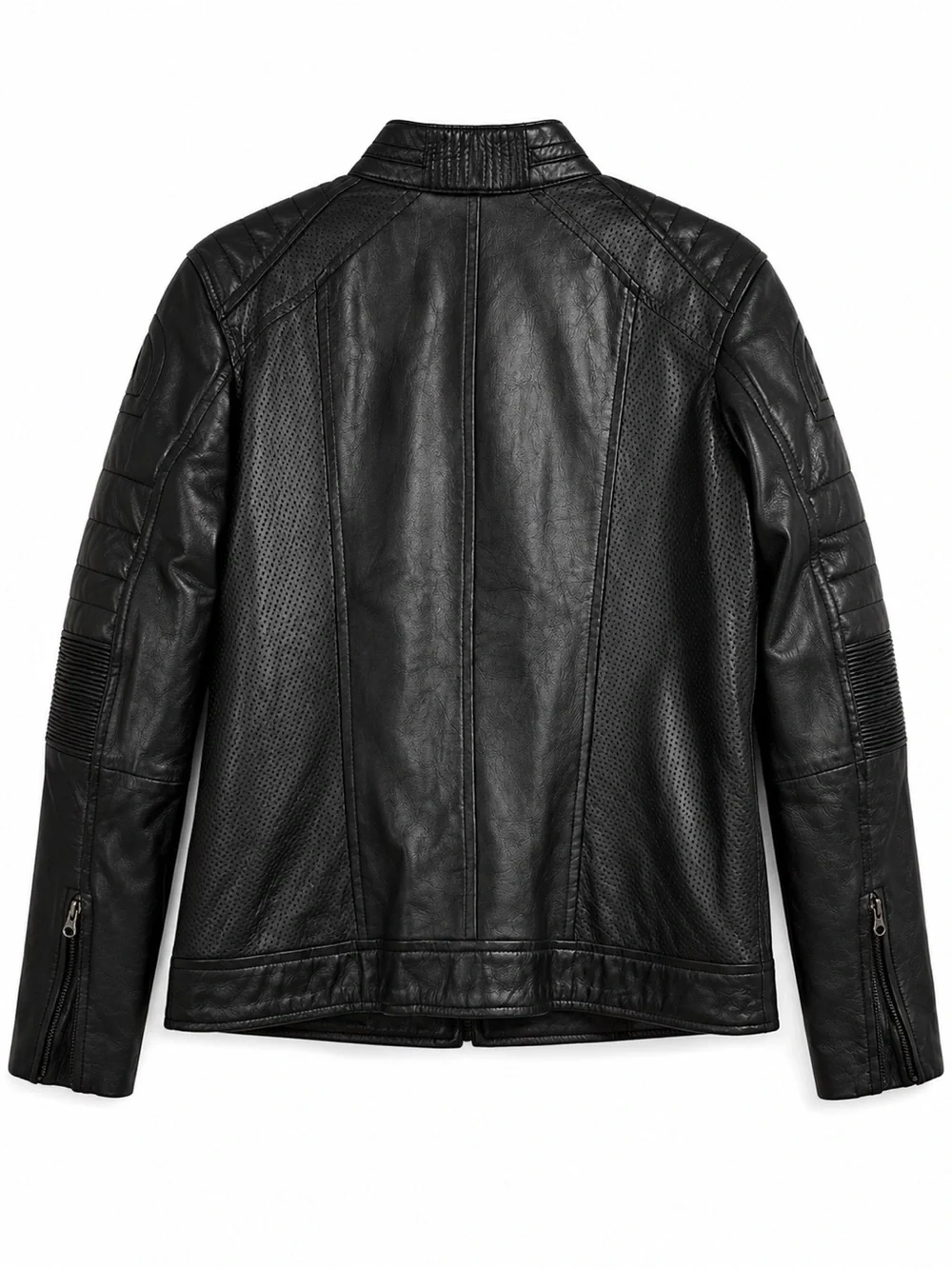🖤Classic Black All Leather Moto Jacket🖤 - Picture 2 of 5
